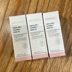 Biossance Squalane Vitamin C Rose Oil